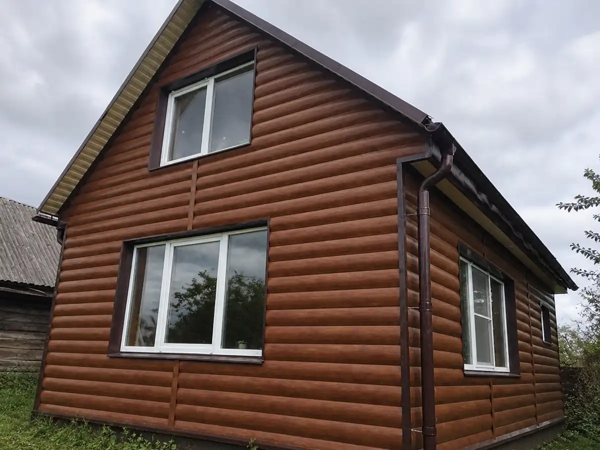 Металлический сайдинг Блокхаус под бревно